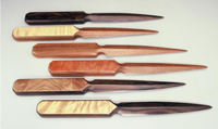 Letter Openers, Various Woods