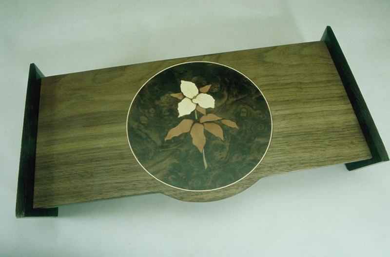 6 x 13 in. Earring Box Walnut