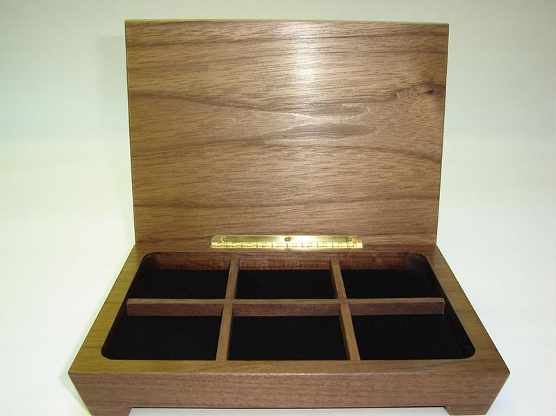 17   5.5 x 8 in. Earring Box, Open