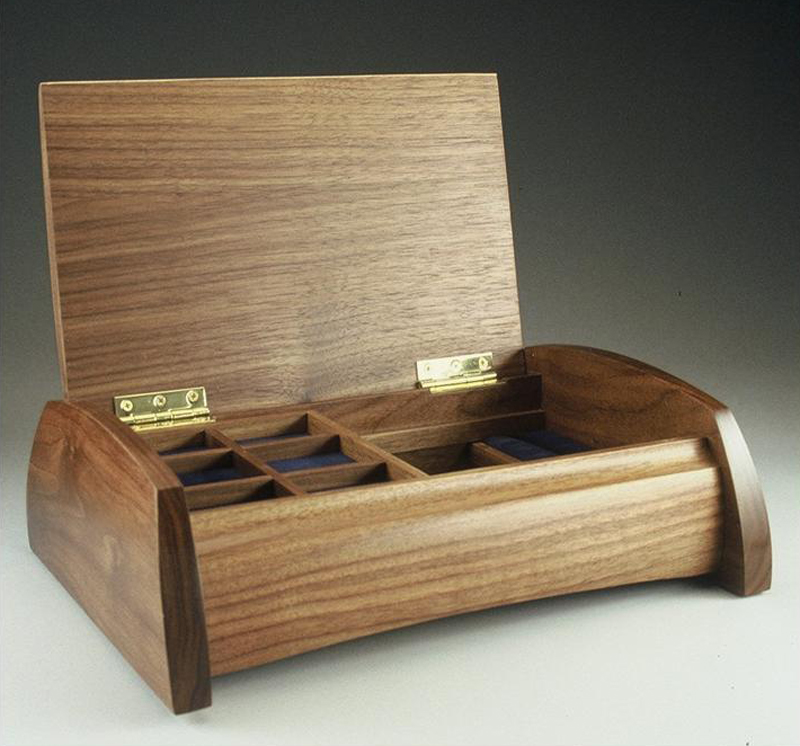 9 x 13 in. Jewellery Box, Open